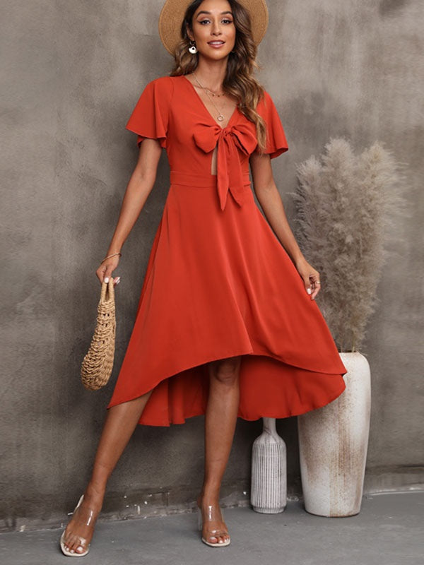 Zipper Medium Beach Dress