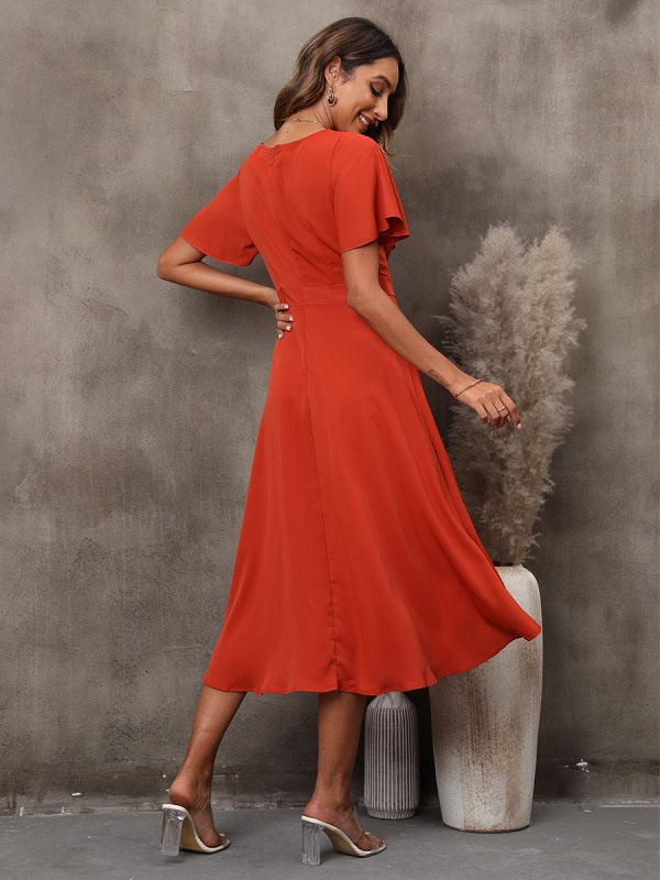 Zipper Medium Beach Dress