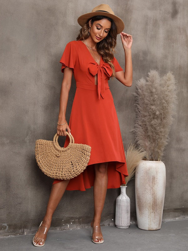Zipper Medium Beach Dress