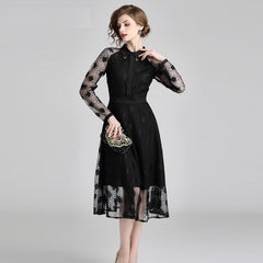 A Line Office Lady Party Dress